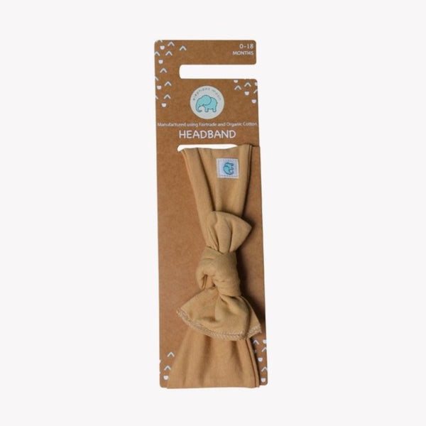 Elephant Moon Bow Headband – Honeycomb – 0-18 Months