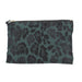 Gisela Graham Jacquard Purse - Green Leopard Print