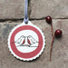 East of India Round Tag - Pair Of Robins