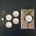 East of India Square Tag - Friends Are Flowers