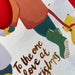 Raspberry Blossom 'To The One I Love At Christmas' Snowy Walk Christmas Card