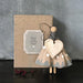 East of India Dolly Peg Angel - Grey