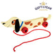 Rex London Charlie The Sausage Dog Wooden Pull Toy