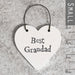 East of India Little Heart Sign - Best Grandad