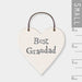 East of India Little Heart Sign - Best Grandad