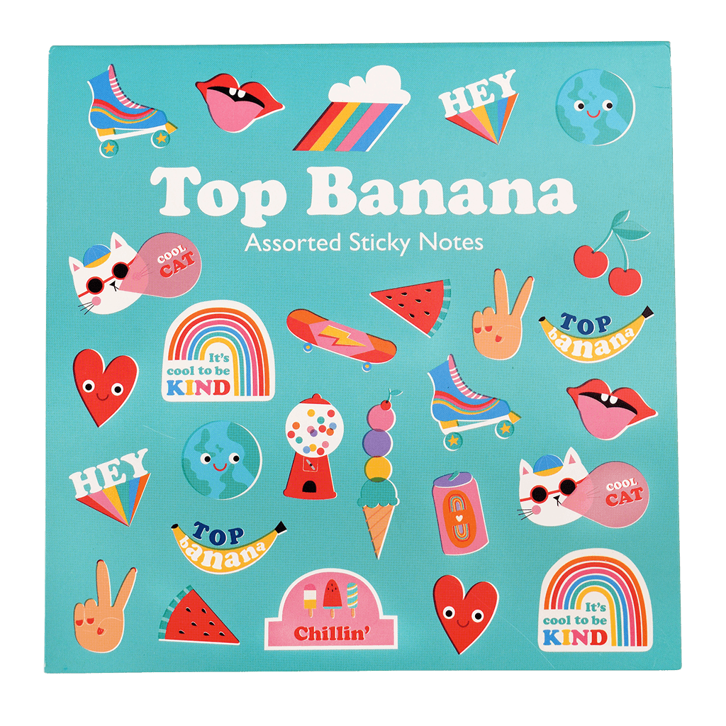 Rex London Top Banana Sticky Notes