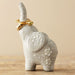 Lisa Angel Grey Elephant Ring Holder