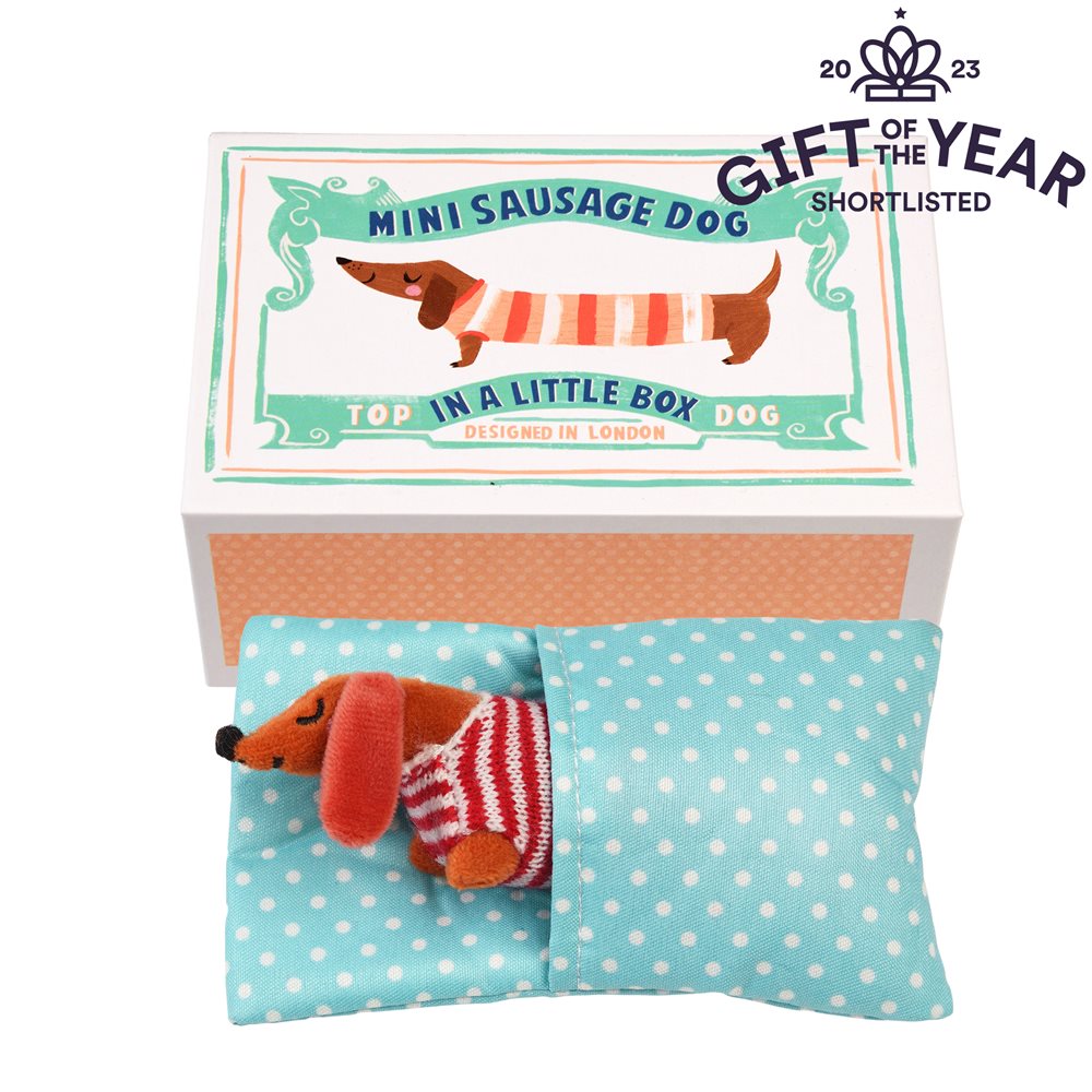 Rex London Mini Sausage Dog In A Little Box