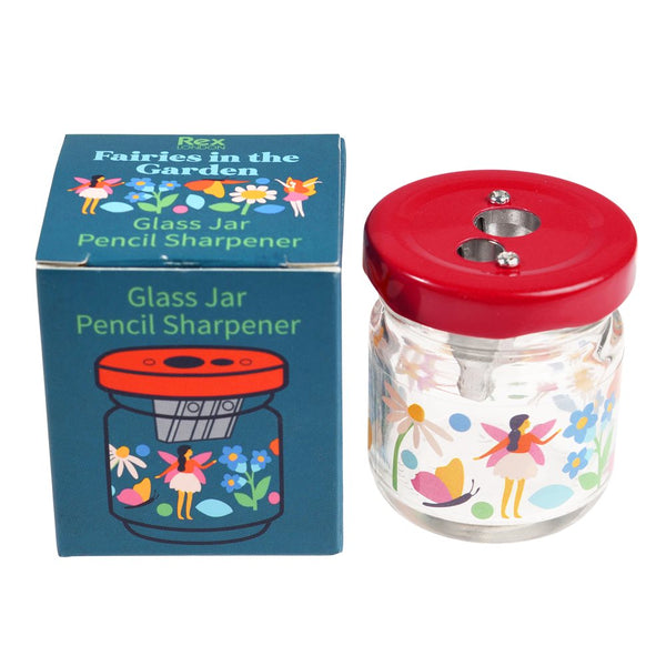 Rex London Fairies In The Garden Glass Jar Pencil Sharpener