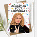 Adele Go Easy On Your Birthday Card