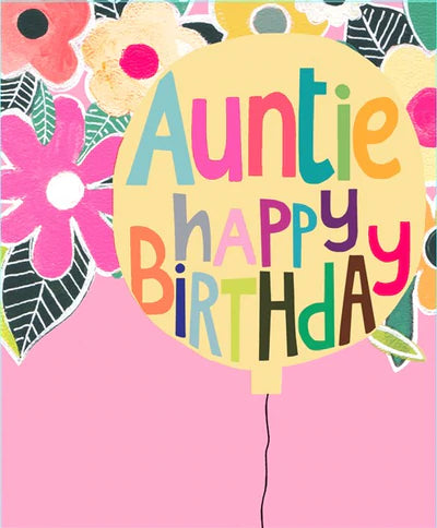Paper Salad Auntie Happy Birthday