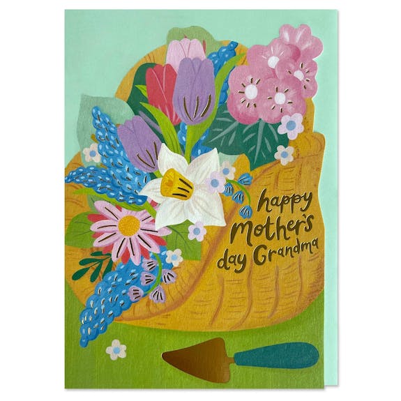 Raspberry Blossom 'Happy Mother's Day, Grandma' Card