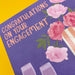 Raspberry Blossom Congratulations On Your Engagement' Card