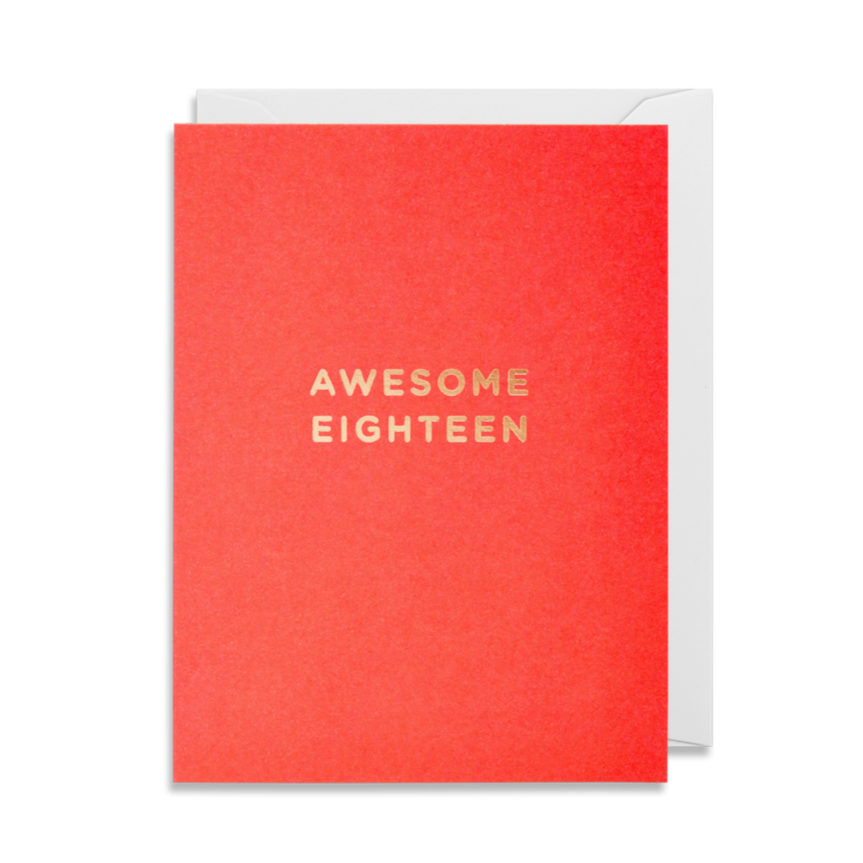 Awesome 18 Mini Card - Lagom Design