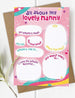 DIY Nanny & Nana Card