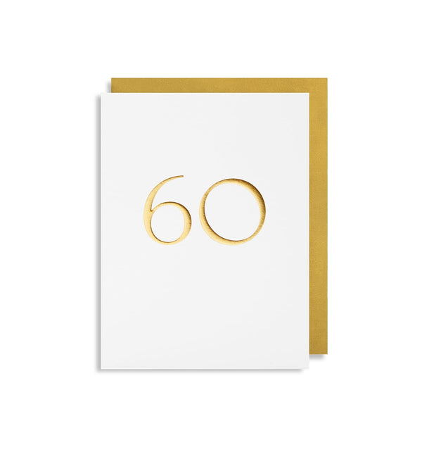 Age 60 Mini Card - Lagom Design