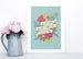 If friends were flowers I'd pick you Print