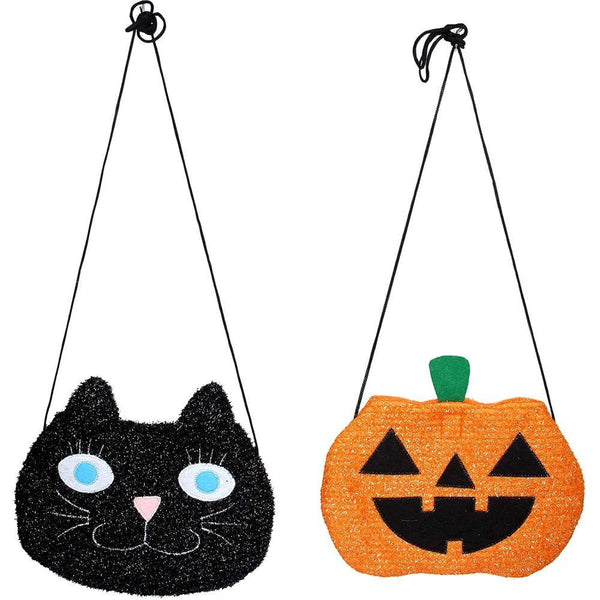 Gisela Graham Gisela Graham Halloween Bags - Pumpkin/Cat