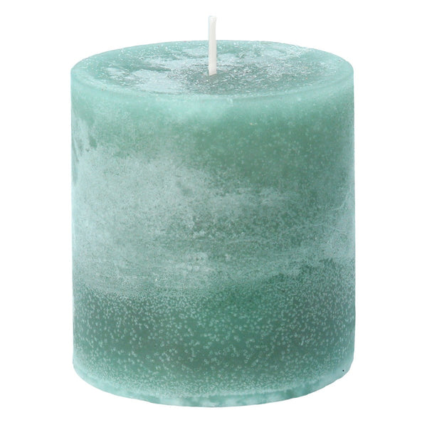 Gisela Graham Pillar Candle - Pale Green