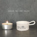 East of India Handled Tea Light Holder - Merry Christmas