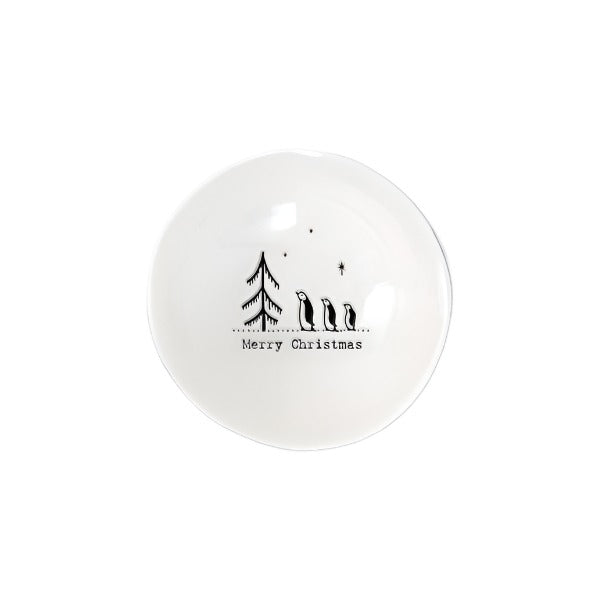 East of India Small Wobbly Bowl - Merry Christmas