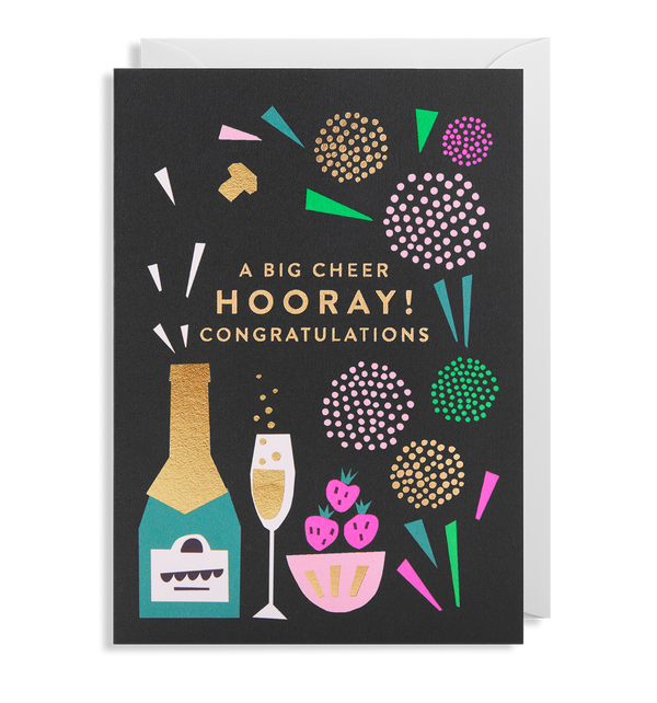 A Big Cheer Hooray! Congratulations - Lagom Design