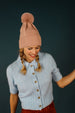 Powder Ingrid Bobble Hat - Petal