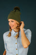 Powder Ingrid Bobble Hat - Olive