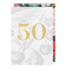 Age 50 Royal Botanical Birthday Card - Lagom Design