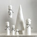 East of India Porcelain Hanger - Snowman
