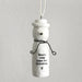 East of India Porcelain Hanger - Snowman