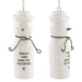 East of India Porcelain Hanger - Snowman