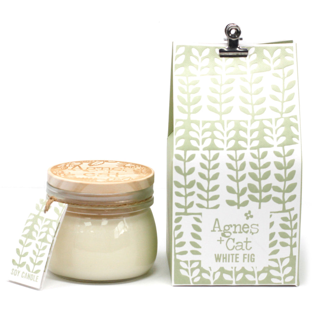 Agnes + Cat Small Kilner Jar Candle - White Fig