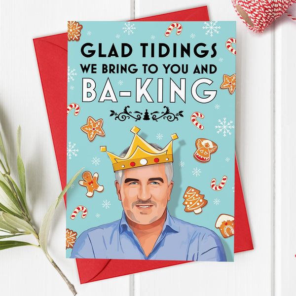 Great British Bake Off Paul Hollywood Christmas Card