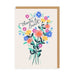 Ohh Deer Thanks A Bunch Flowers Greeting Card