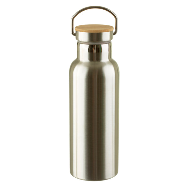 Sass & Belle Stainless Steel Water Bottle With Bamboo Lid