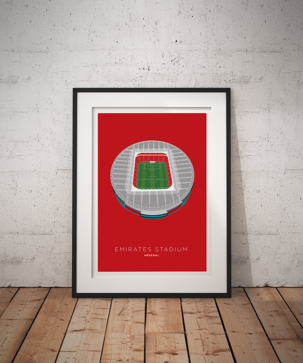 A4 Arsenal Football Stadium Print / Poster
