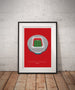 A4 Arsenal Football Stadium Print / Poster