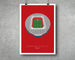 A4 Arsenal Football Stadium Print / Poster