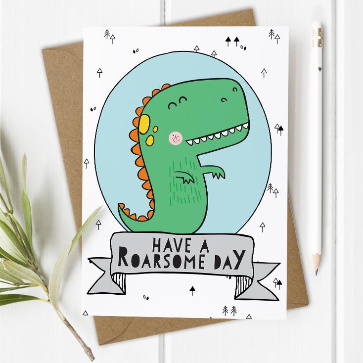 Dinosaur Children's Birthday Card