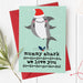 Mummy Shark Christmas Card