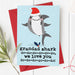 Grandpa / Grandad Shark I/We Love You Christmas Card