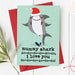 Mummy Shark Christmas Card