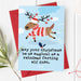 Reindeer Farting ChristmasCard