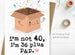 Funny 40th Birthday Card