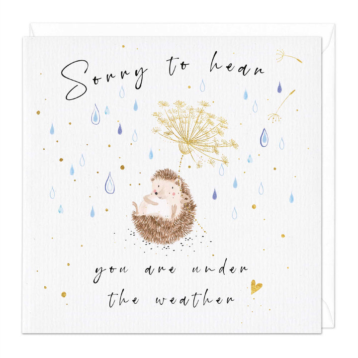 Whistlefish Under the Weather Get Well Soon Card