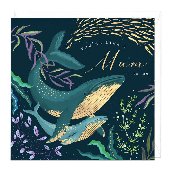 Whistlefish Like A Mum Whale Card