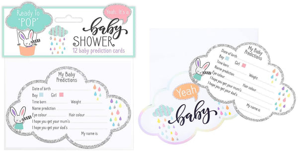 BABY SHOWER BABY PREDICTION CARDS 12 PACK