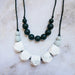 East London Baby Co. Raven Geometric Teething Necklace