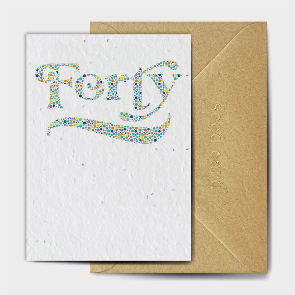 The Seed Card Co. Dotty Forty